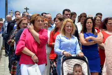 La Gavia procesiona a sus patronos en el último día de su fiesta (Foto Francisco Javier Santana)